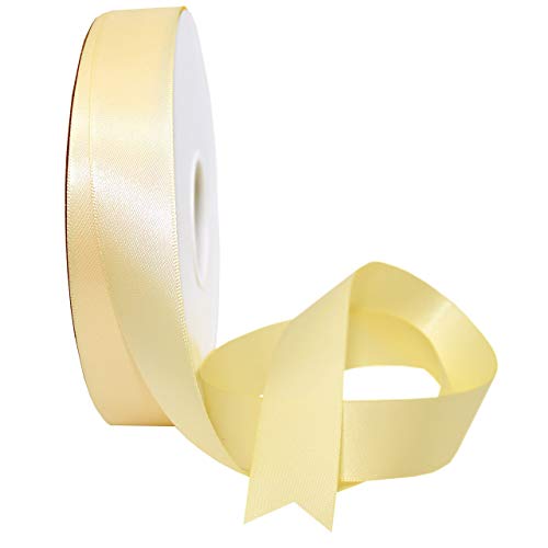 Image of Morex Ribbon 08822 /50-824 Ribbon, 7 /8 inch x 50 Yd, Buttermilk