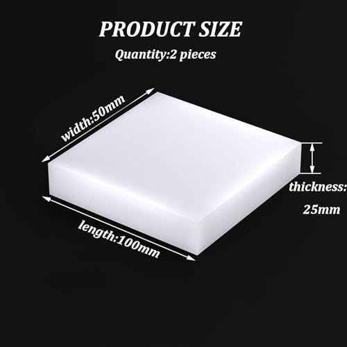 Bloque de goma maciza para banco y almohadillas de silicona antivibración de 25mm 2