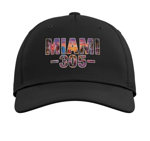 Gorra de béisbol ajustable Miami 305 Retro miniatura 2