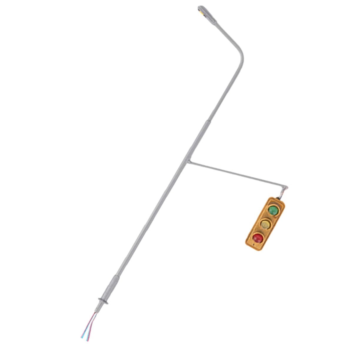Angoily Modelo de Semáforo de Ferrocarril Miniatura para Decoración, Lámpara de Tráfico Amarilla, Accesorio para Mesa de Arena, Uso en Maquetas y Micropaisajes, Adecuado para Hobby