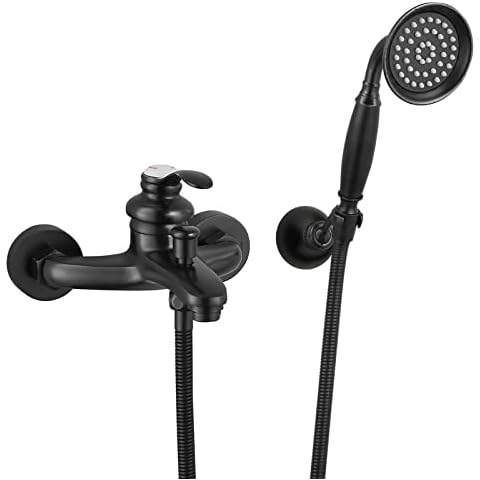 Aolemi Matte Black Brass Bathtub Faucet Cover