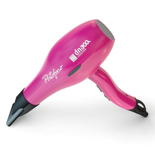 Kiepe DNA Evolution 8307 Asciugacapelli, Design leggero e compatto, Diverse impostazioni di calore e velocità, Impugnatura ergonomica, Strumento per lo styling quotidiano (Rosa)