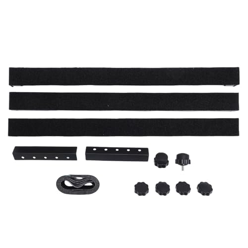 SUNGOOYUE Aluminum Alloy Guitar Pedal Board,Bracket Guitar Pedalboard Bracket Pedal Board Bracket with Silicone Foot Pads and Fixing Tape for Guitarists Bands Concerts