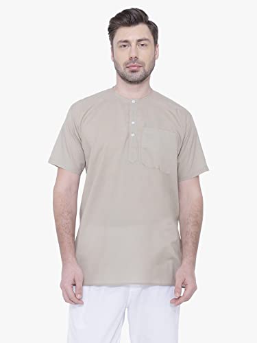 Image of Rajubhai Hargovindas Mens Casual Cotton Straight Kurta