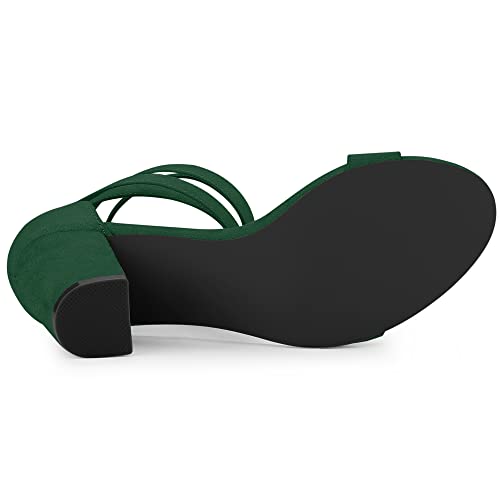 Allegra K Sandali da donna con lacci e cinturino