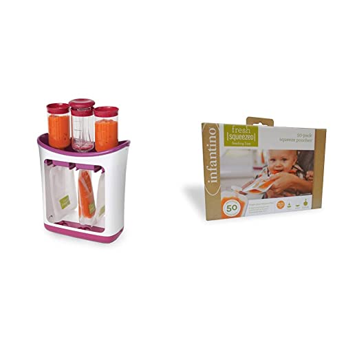 Image of Infantino Squeeze Pouches and Squeeze Station