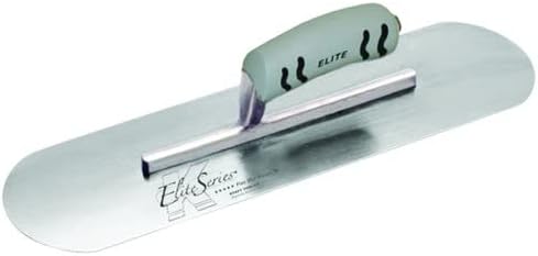 Kraft Tool CFE439PF 18"x5" Elite Series Five Star Carbon Steel Pool Trowel w/ProForm Handle - 9-5/8" Shank
