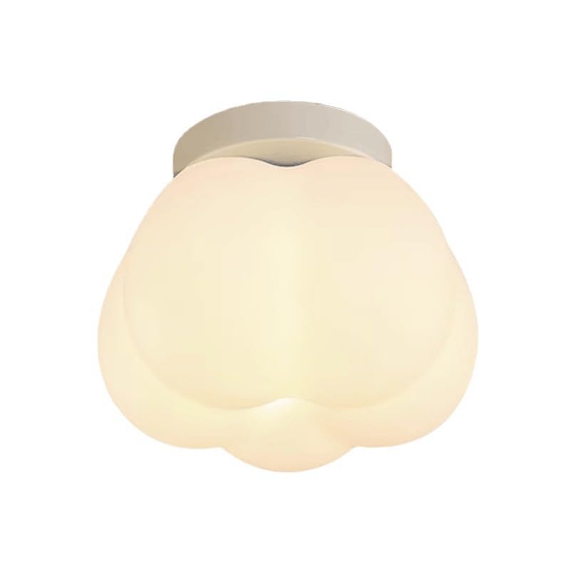 Plafonnier créatif LED facile à nettoyer, éclairage crème à intensité variable