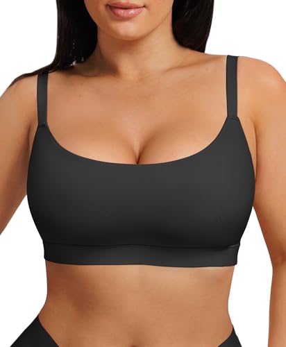 Image of FeelinGirl Seamless Bras Wireless Bralettes for Women, No Wire Unlined Comfort Soft for Sleep, Everyday Bras