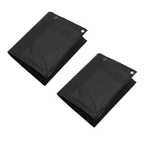 Happyyami 2 Piezas Bolsa De Cultivo Muro SOGA Barandilla Colgante Pararse Manos Bolsas Perchas En Niveles Transatlántico Largo Exterior Planta Cerca Ventana Papelera Vertical Sintió Black