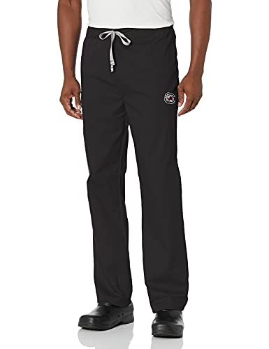 WonderWink University of South Carolina Drawstring Cargo Pant Pants, Black, LG