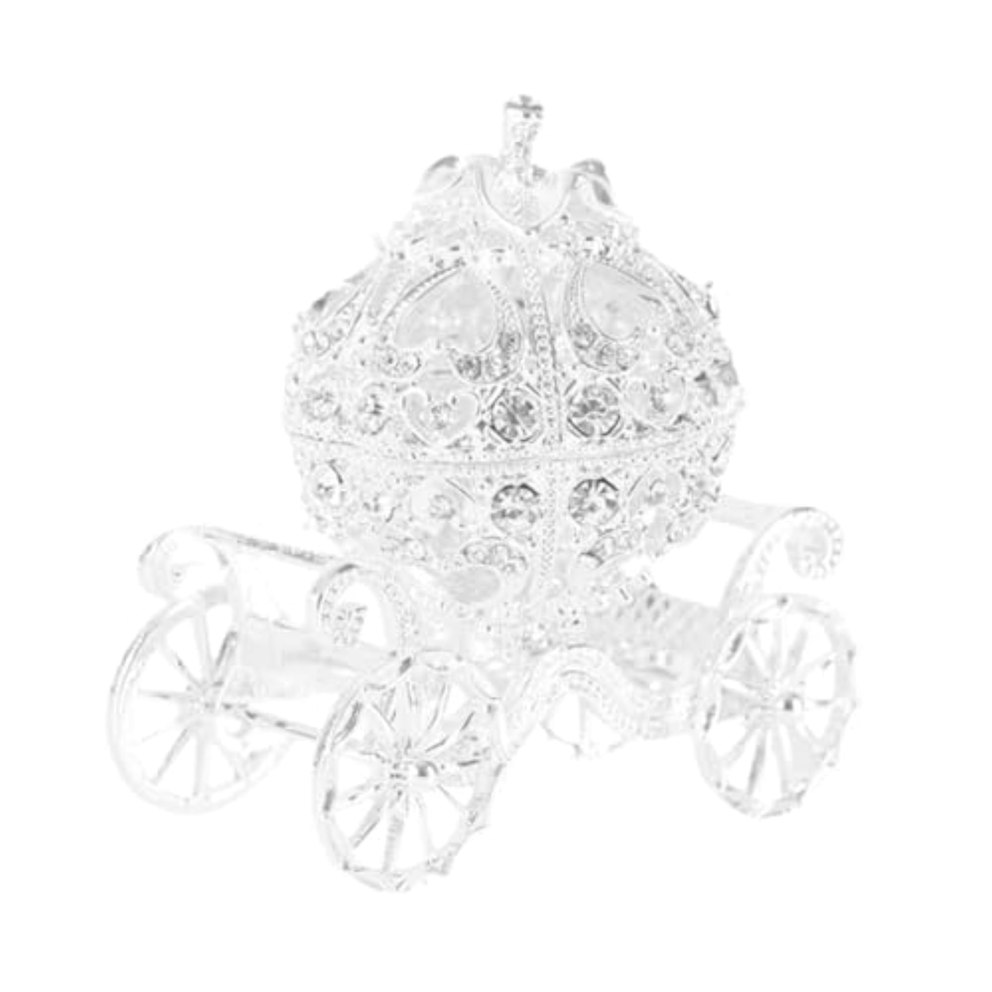 Pumpkin Carriage Ornament Jewelry Box, Decorative Storage Box