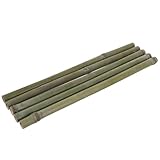 Healifty 5 Estacas de Bambú Naturales para Plantas Trepadoras, Soporte Resistente de 40 Cm de Alto y 1-2 Cm de Diámetro, Adecuado para Jardín y Enrejado al Aire Libre