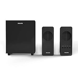 Philips Audio MMS2025/94 25 Watt 2.1 Channel Wireless Bluetooth Multimedia Speaker