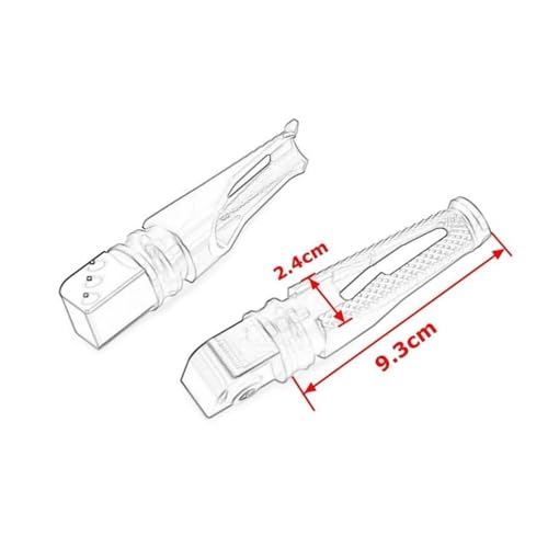 Repose-pieds arrière moto pour NC700X sans glisser