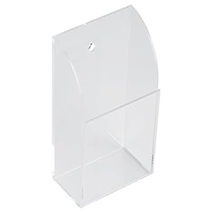 Focket Caja de Almacenamiento Remoto, Soporte de acrílico Transparente para Montaje en Pared Soporte para Estuche de Almacenamiento para acondicionador de Aire Estéreo Control Remoto de TV(1 Estuche)