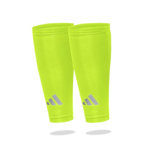 adidas Climacool Compression Calf Sleeves - Lucid Lemon - L/XL by adidas - Used condition - US$11.64