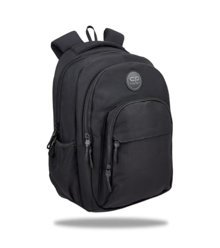 Zaino Basic Plus Coolpack Ripstop Black Due scomparti principali, schiena e spallacci imbottiti. Tessuto traspirante che lo rende uno zaino super comodo da indossare anche quando è caricato con libri dalla schiena imbottita. Ha il terreno rinforzato. Lo scomparto principale ha una tasca interna per il laptop. Ha anche uno scomparto frontale che ha un accessorio per trasportare le chiavi, e una tasca organizer per trasportare cartelle, carte e penne. Questo scomparto frontale ha un'altra tasca con cerniera nascosta. Ha due tasche laterali per trasportare bottiglie d'acqua o un piccolo ombrello. Volume: 24 L. Dimensioni: 43 x 30 x 19 cm