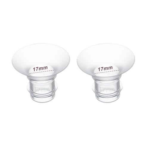 Image of Flange Inserts 17mm 2PC,Compatible with Momcozy S12 Pro/S9 Pro/S12/S9 Wearable Breastpump Cup,Suitable for Medela/Spectra/Elvie/Willow/TSRETE 24mm Shields/Flanges,Reduce 24mm Tunnel Down to 17mm,2pcs