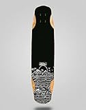 longboard bamboo deck  Aow Skate Skateboard Longboard Deck Mix Bamboo 38x8.45 Paradise Down