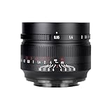 Compatible for Canon RF Fujifilm XF Micro 4/3 50mm F0.95 APS C Mise au Point Manuelle Objectif Principal à Grande Ouverture for R50 R7 X T50(Canon RF)
