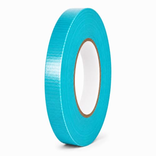 Image of GGR Supplies CDT-36 Industrial Grade Cloth Duct Tape, Teal Blue 1 Inch x 60 Yards, Waterproof UV Resistant Heavy Duty, Clean Removal with No Sticky Residue for Repairs, Packaging, and Bundling