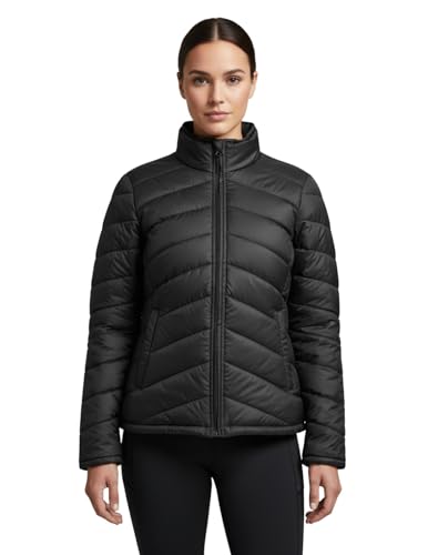 Image of FYLTR Women's Puffer Solid Color Standard Length Jacket | Winter Stylish Jackets for Women | Waterproof | Lightweight | High-Neck