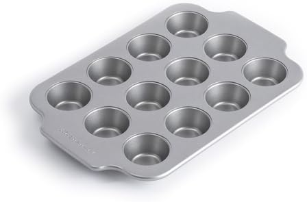 KitchenAid Bakeware Plateau à Mini Muffins 12 Moules en Acier Alu...