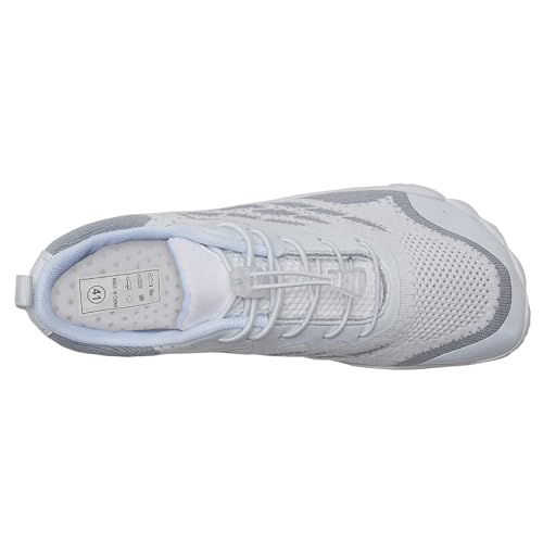 Image of WateLves Water Shoes Men Women Beach Barefoot Aqua Socks Breathable Wide Swim Outdoor Walking Anti Slip Pool Shoes for Hiking Kayaking Diving Surfing