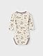 NAME IT Baby-Mädchen Nbfwillit Wool Ls Wrap Body Langarmbody, Rosa, 68
