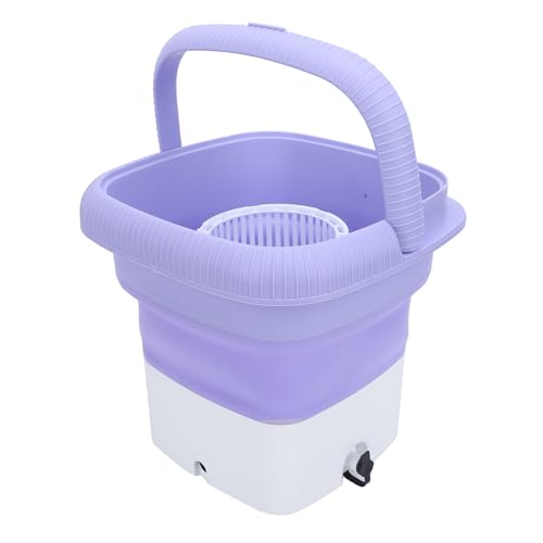 Mini machine à laver 9L portable violette avec essorage USB 5V - 2