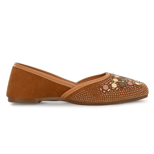 Image of Flavia Womens Flv07 Ballet Flat | Ethnic Shoes | Wedding Footwear | Fashionably Stylish for Everyday wear