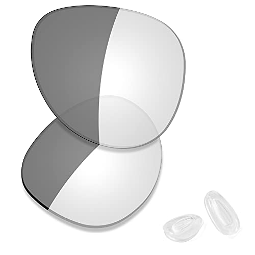Image of SAUCER Premium Replacement Lenses & Nosepads for Oakley Elmont L OO4119 60mm Sunglasses