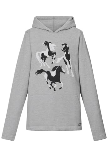 Kerrits Kids Mod Mare Pullover Equestrian Hoodie – Fun Horse Graphic Pullover Hooded Sweatshirt for Kids