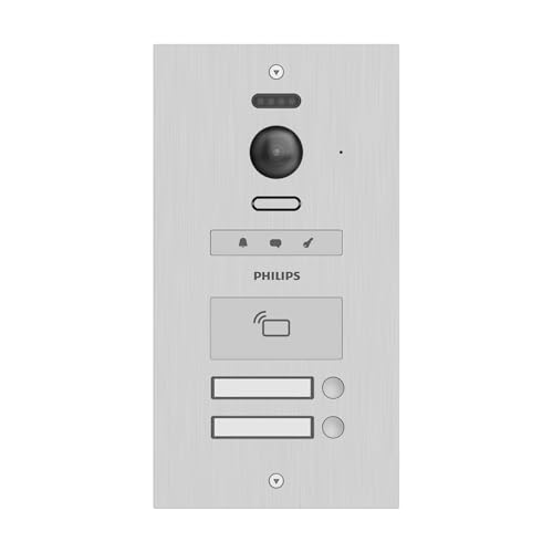 Philips WelcomeHive Pro 2 videoportero Wi-FI Estación exterior Aluminio