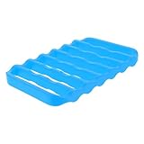 HOLIDYOYO Silicona Antideslizante y Resistente al Calor Estera para Horno y Freidora de Aire Rejilla de Drenaje Lavable para Cocina Accesorio Versátil para Cocinar y Hornear Color Azul