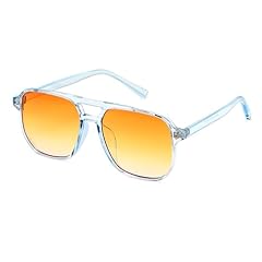 011 Light Blue Frame/Gradient Brown Lens