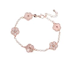 Rose - Clover Bracelet