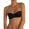 Natori-Womens-Reflex-Strapless-Convertible-with-Bump-Contour-Bra Natori Women's Reflex Strapless Bra with Bump and Removable Straps 774495 Black