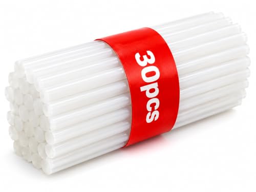 Image of Electronic Spices Mini Transparent 11mm Hot Melt Glue Sticks | Strong Adhesive for DIY Crafts, Art Projects, & Home Repairs | Universal Mini Glue Gun Sticks (Pack of 30p)