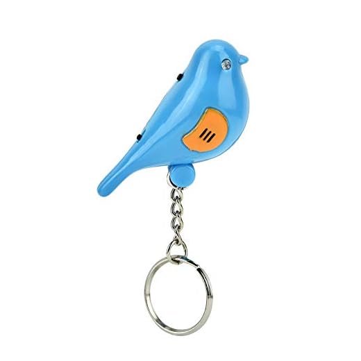 Car Key Finder Locator with Sound, clap finder key finder keychain sound control clap key finder keyring whistle key finder whistle key holder for Key Finding Lost Prevent (Blue)