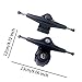 Aymzbd Skateboard Trucks Pair Carving Skateboard Trucks High Performance Quality Sturdy Aluminum Alloy for Surf Skateboard Practice
