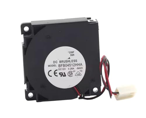 Ventilateur 4,5 cm BFB04512HHA 12V 0.26A à deux fils pour refroidissement interne