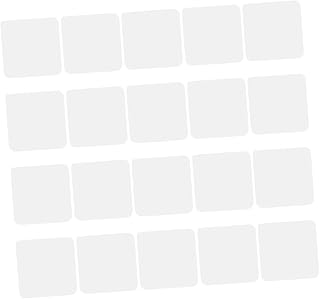 Amosfun Adesivo 20 Pçs Colchão Inflável Barraca De Inflável Kit De Remendo Subaquático Bóia Salva-Vidas Remendos De Reparo De Caiaques Tpu Remendos De Reparo De Brinquedos Infláveis