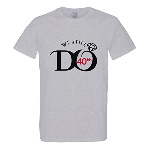 T-Shirt Homme Col Rond Coton Bio Anniversaire de Mariage : Idée Cadeau Originale Couple