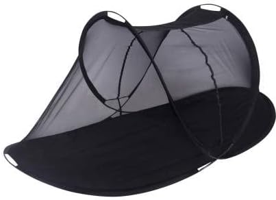 M F Emporium ® Mosquito Net Single Bed (Black, 6.5 x 3.5 Ft)