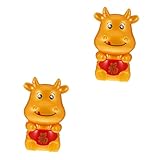 Mascotte - la décoration de la est faite d'un matériau très pratique à utiliser, vache dessin animé