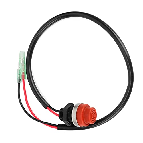 Marine Push Button Switch, Start Stop Switch Keyless Push Button for Marine Boat Yatch Outboard Engine