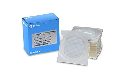 GE Bio-Sciences 10401670 Glass Microfiber Filter Circle, 47mm Diameter, Mixed Cellulose Ester ME 25 Plain, 0.45µm Pore Size, Pack of 100