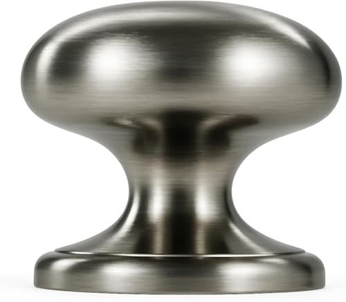 Image of trust4care 8-Pack Brushed Satin Nickel 1.5 inch Bifold Closet Cabinet Knob Pull